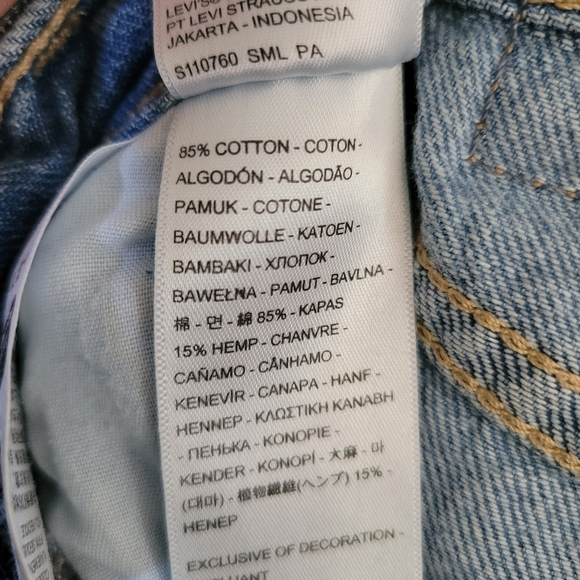 Levi's High Waisted Mom Shorts Size 25 - Picture 7 of 7